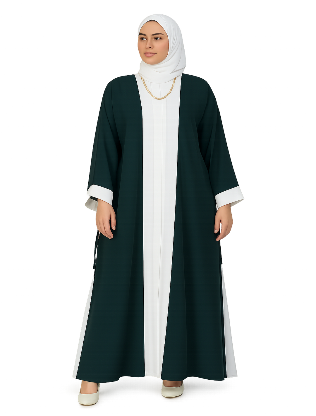 Basic abaya and cardigan